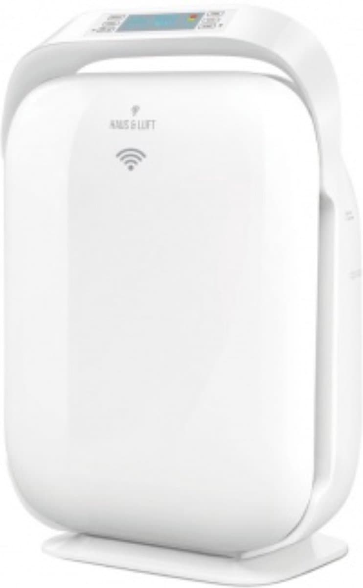 Haus & Luft - Luchtreiniger met HEPA filter - Werkt op WiFi/App - Air Purifier - 481m3/u - 4 snelheden - Geschikt voor ruimtes tot 50m² - Wit