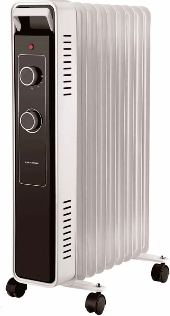 Trendmax olieradiator - 2000 watt - Thermostaat - Elektrische kachel - Oliegevulde radiator - Elektrische verwarming - Elektrische kachel - 3 warmtestanden - Timer