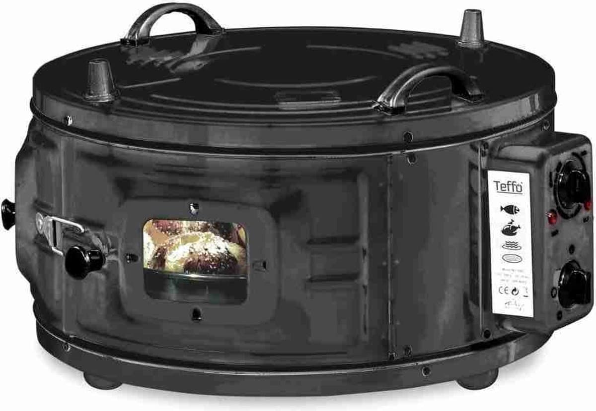 Teffo Vrijstaande Ronde Oven - 35L - Elektrische Oven - Zwart