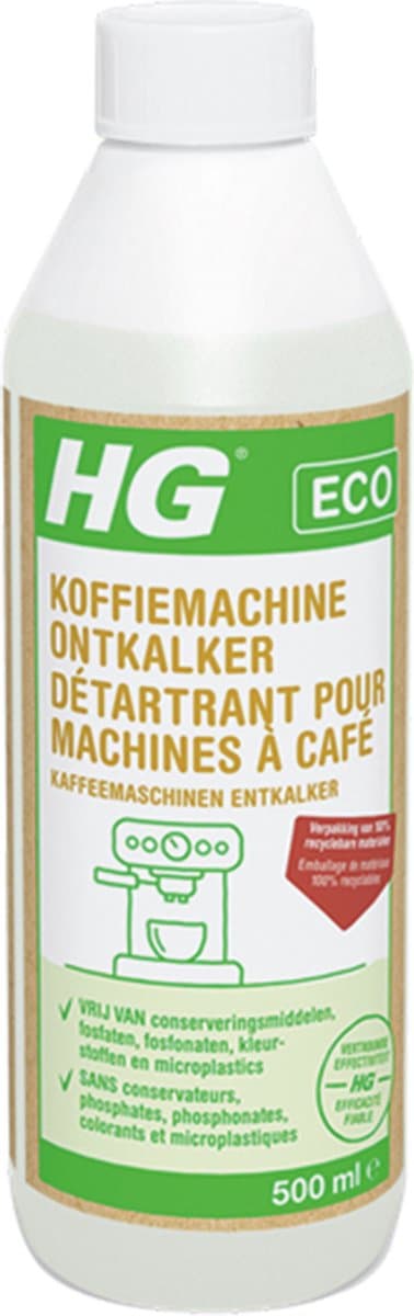 HG eco koffiemachine ontkalker citroenzuur 500ml