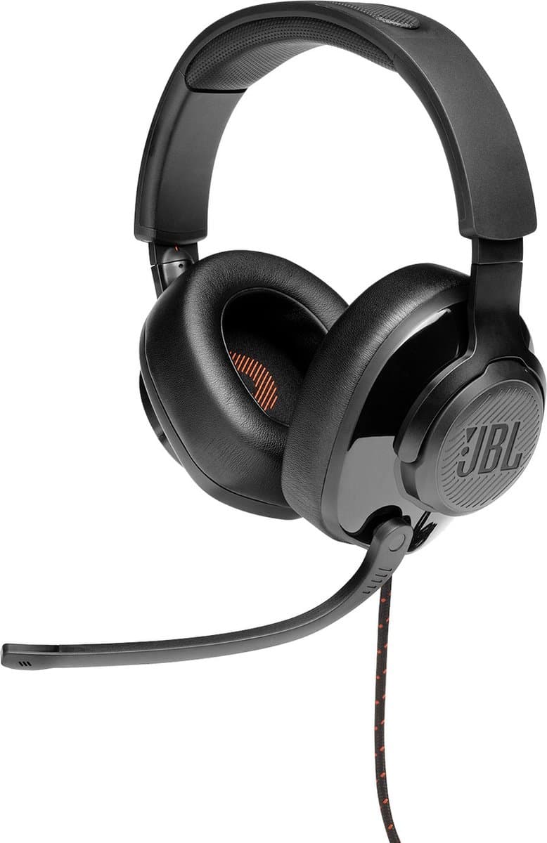 JBL Quantum 200 - Bedrade Gaming Headset - Over-ear Koptelefoon met Afneembare Microfoon - 3.5 mm Jack - Voor PC, PlayStation, Xbox & Switch - Zwart