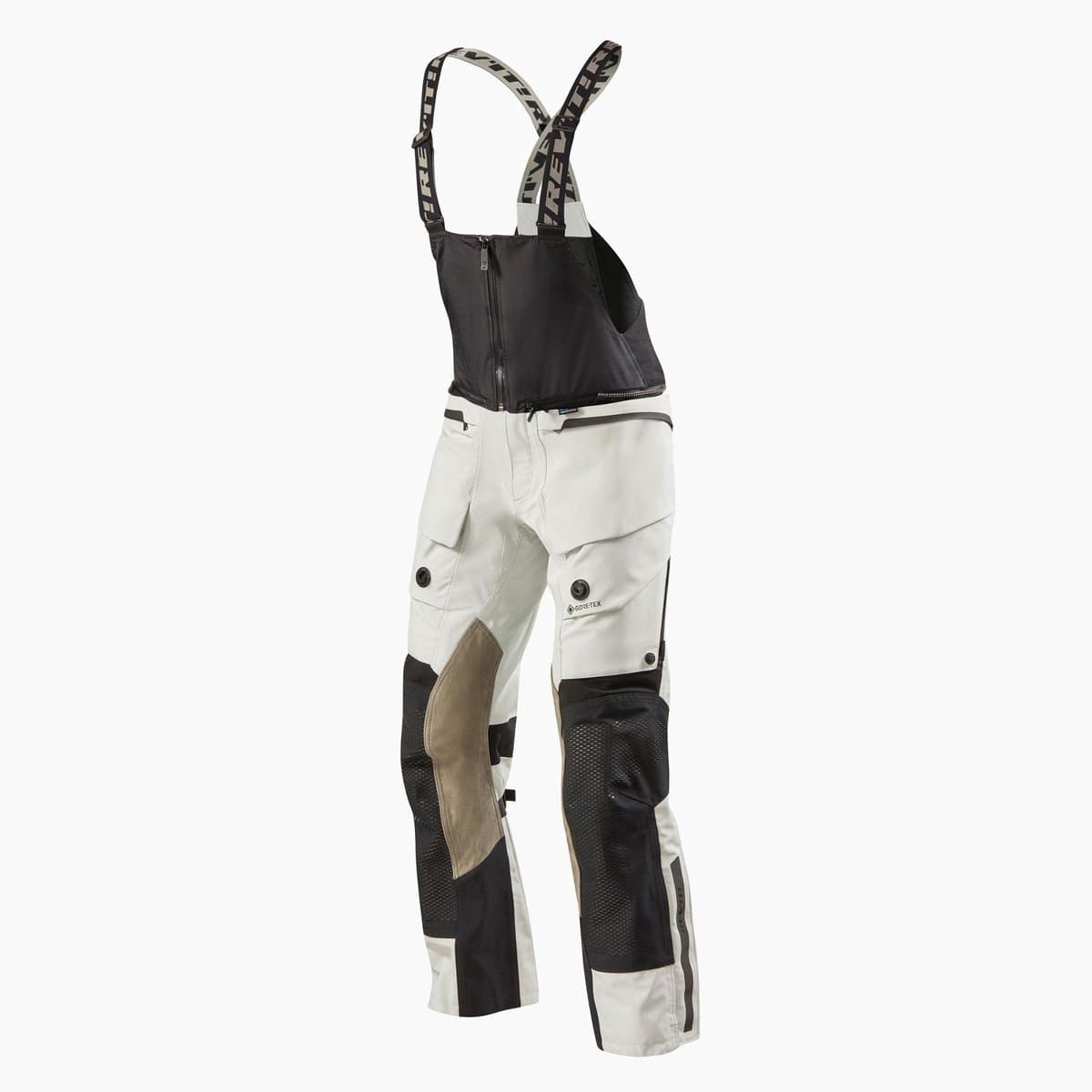 REV'IT! Dominator 3 GTX Silver Black Motorcycle Pants - Maat XL - Broek