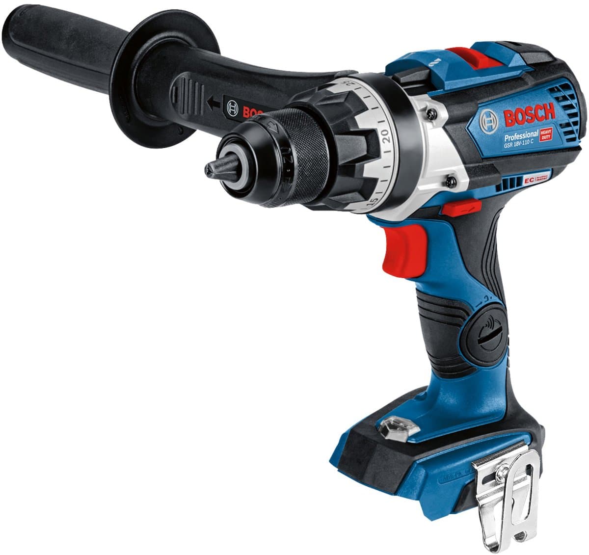 Bosch Professional GSR 18V-110 C Accu Schroefboormachine 18V Basic Body - 06019G0108