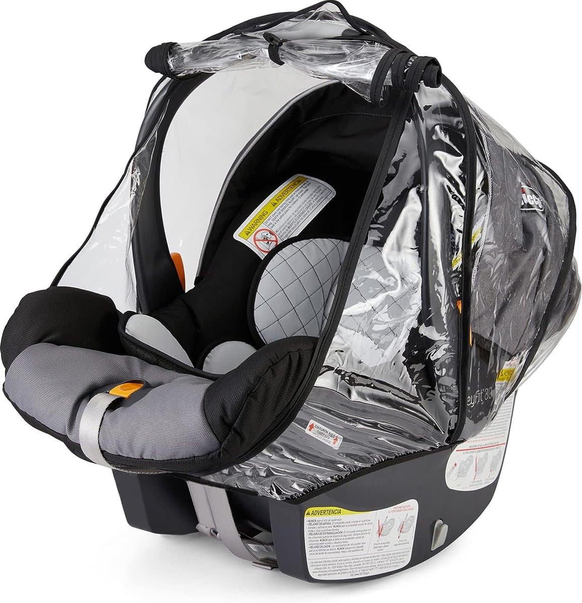BOTC Regenhoes Kinderwagen - BPA vrij - Universele Regenhoes Kinderwagen - EVA Regenhoes voor reiswieg
