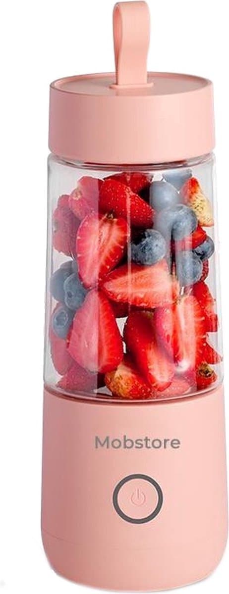 Mobstore Mini Blender - Blender to go - Smoothie Maker - Draagbare Blender - Oplaadbare mini Blender - Portable Blender - Lichtgewicht - Blender draadloos - Blender - Blenders - Blender smoothie - Keukenmachines