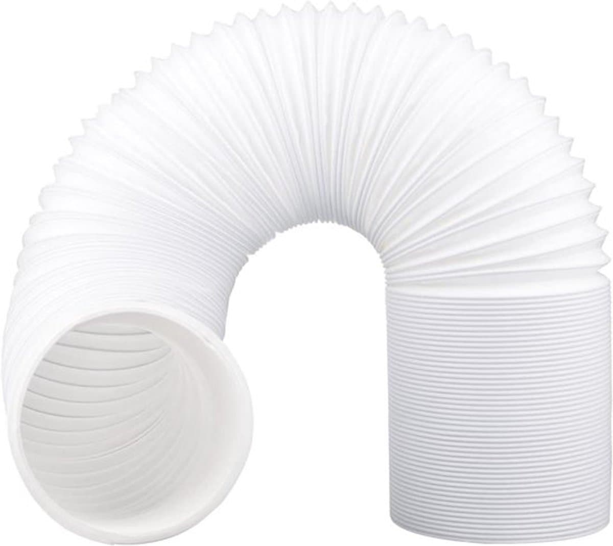 Airco Afvoerslang - Flexibele afvoerslang voor airconditioning - Universele mobiele airco slang - 13 cm diameter - 200 cm lengte - Uittrekbaar & Duurzaam - Eenvoudige Installatie - Geschikt voor Mobiele Airco’s - Installeer met de klok mee