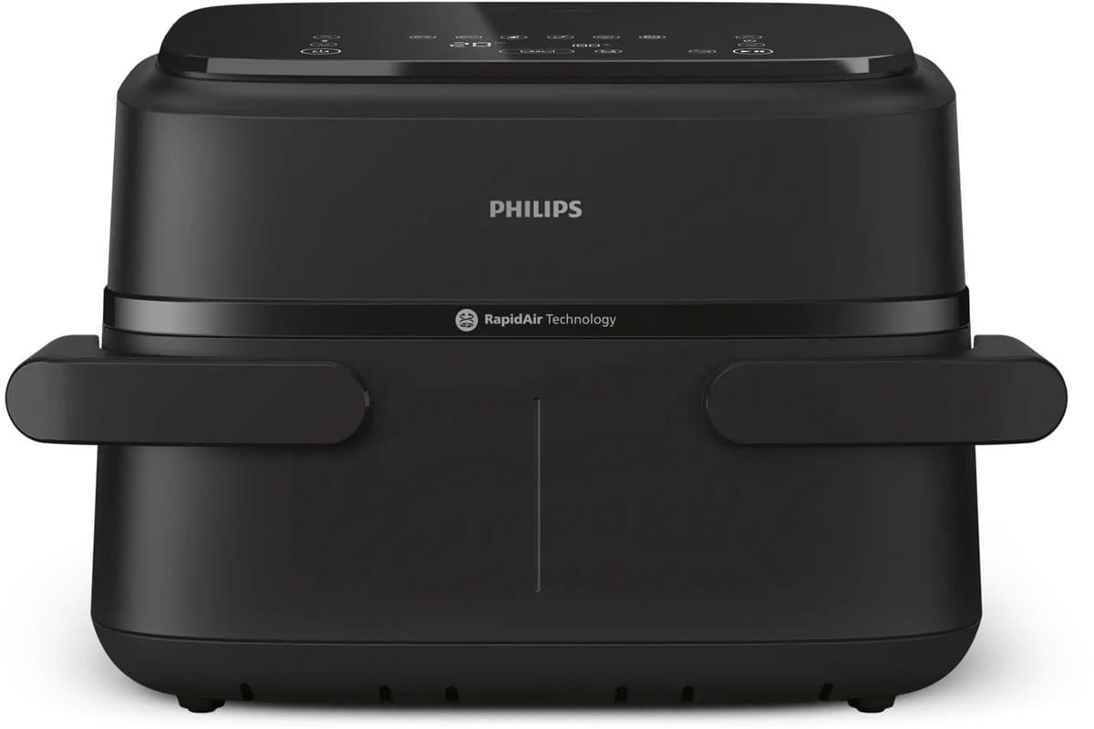 Philips 1000 Series Dual Basket Airfryer - NA150/00 - Dubbele Mand - Flexible Basket - 7.1L - Tot 5 Personen