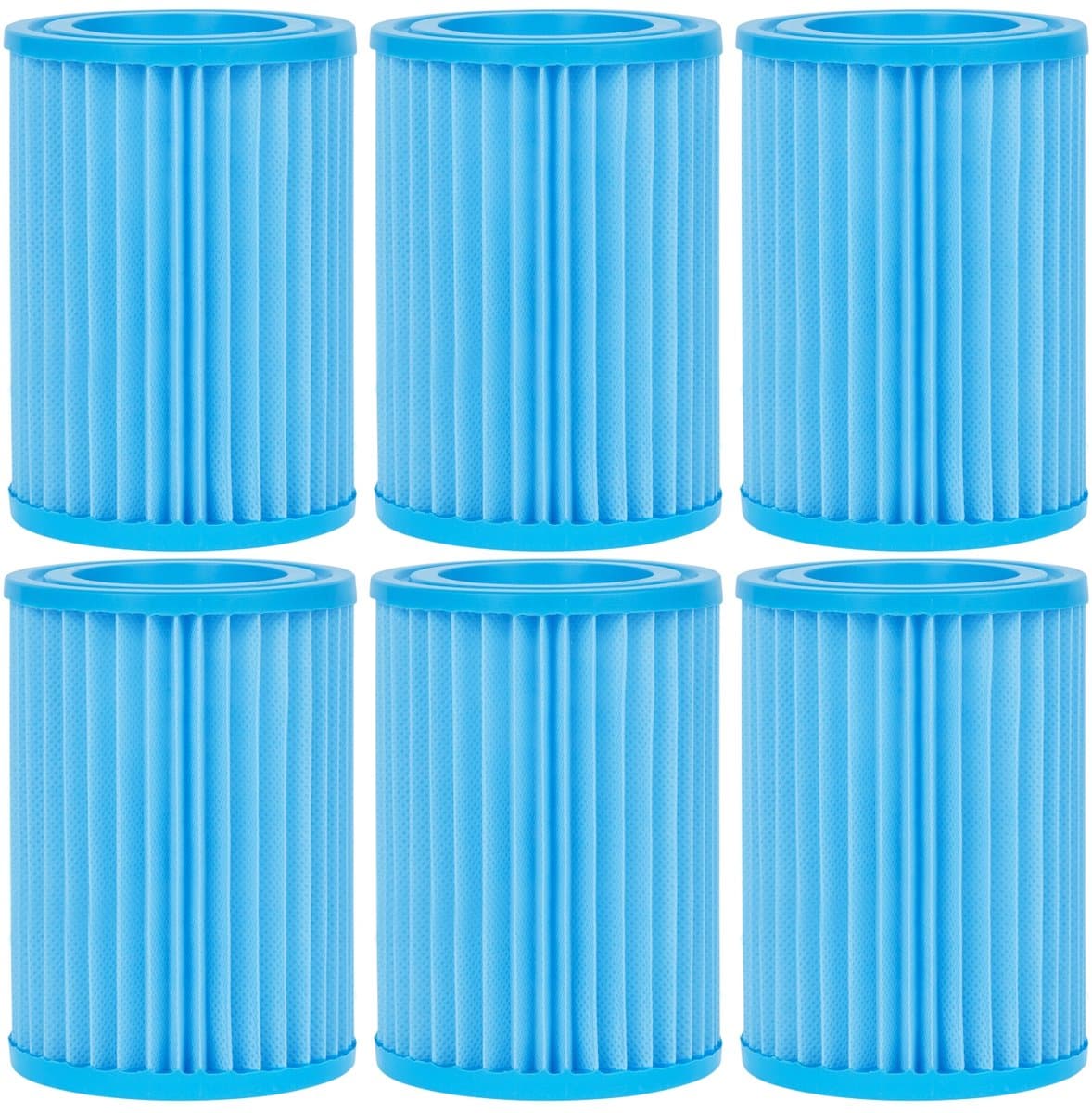 VirtuFit Anti Bacteriële Cartridge bundel voor Zwembad Filterpomp Type II - 6 stuks