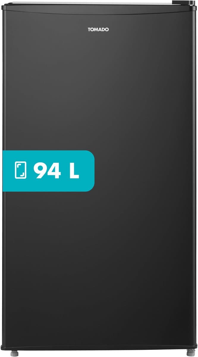 Tomado TLT4702B - Tafelmodel koelkast - 94 liter - 3 draagplateau's - Energielabel D - Zwart