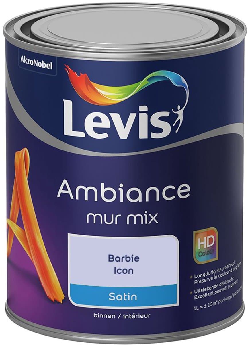 Levis - Ambiance Mur Satin Mix - Icon - 1 L - Barbie™ Palette