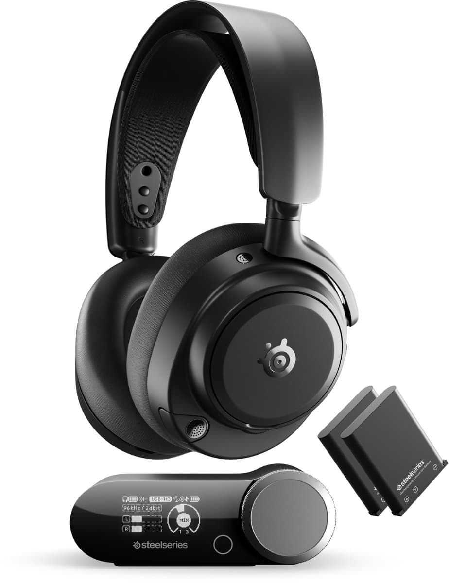 SteelSeries - Arctis Nova Pro Omni - Hi-Res Wireless Certified Gaming Headset - Black