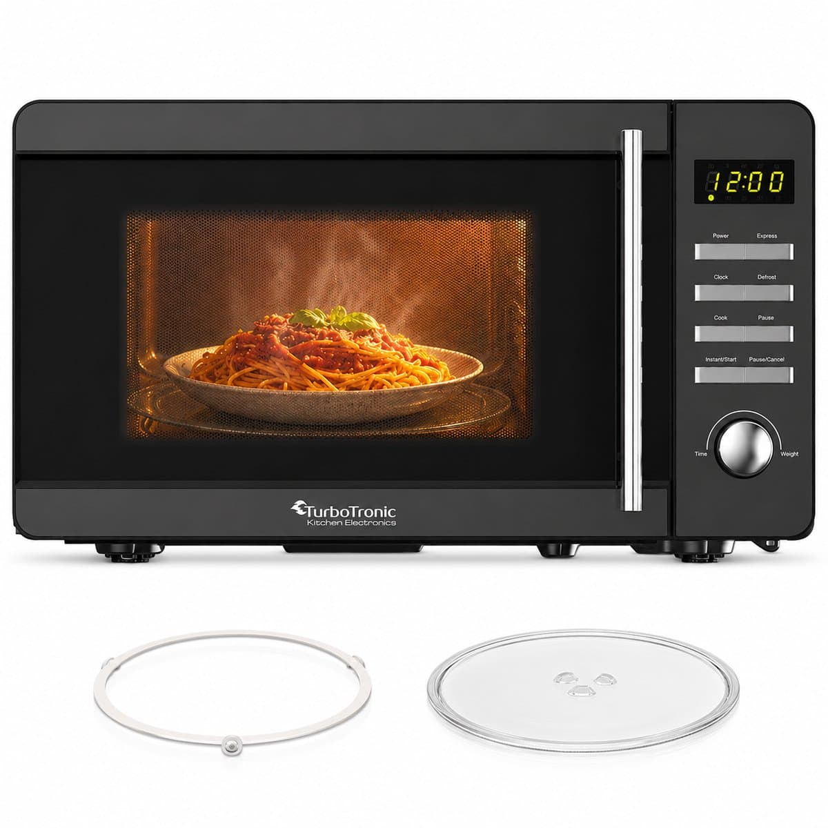 Turbotronic MW20 Vrijstaande Magnetron - Microwave - 20 Liter - Zwart