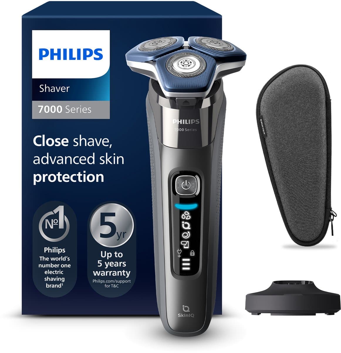 Philips Shaver 7000 Series S7887/35 - Elektrisch scheerapparaat – met trimmer – mannen