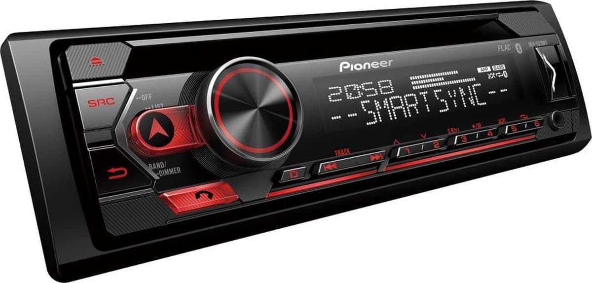 Pioneer DEH-S320BT Enkel DIN Autoradio met Bluetooth - CD USB
