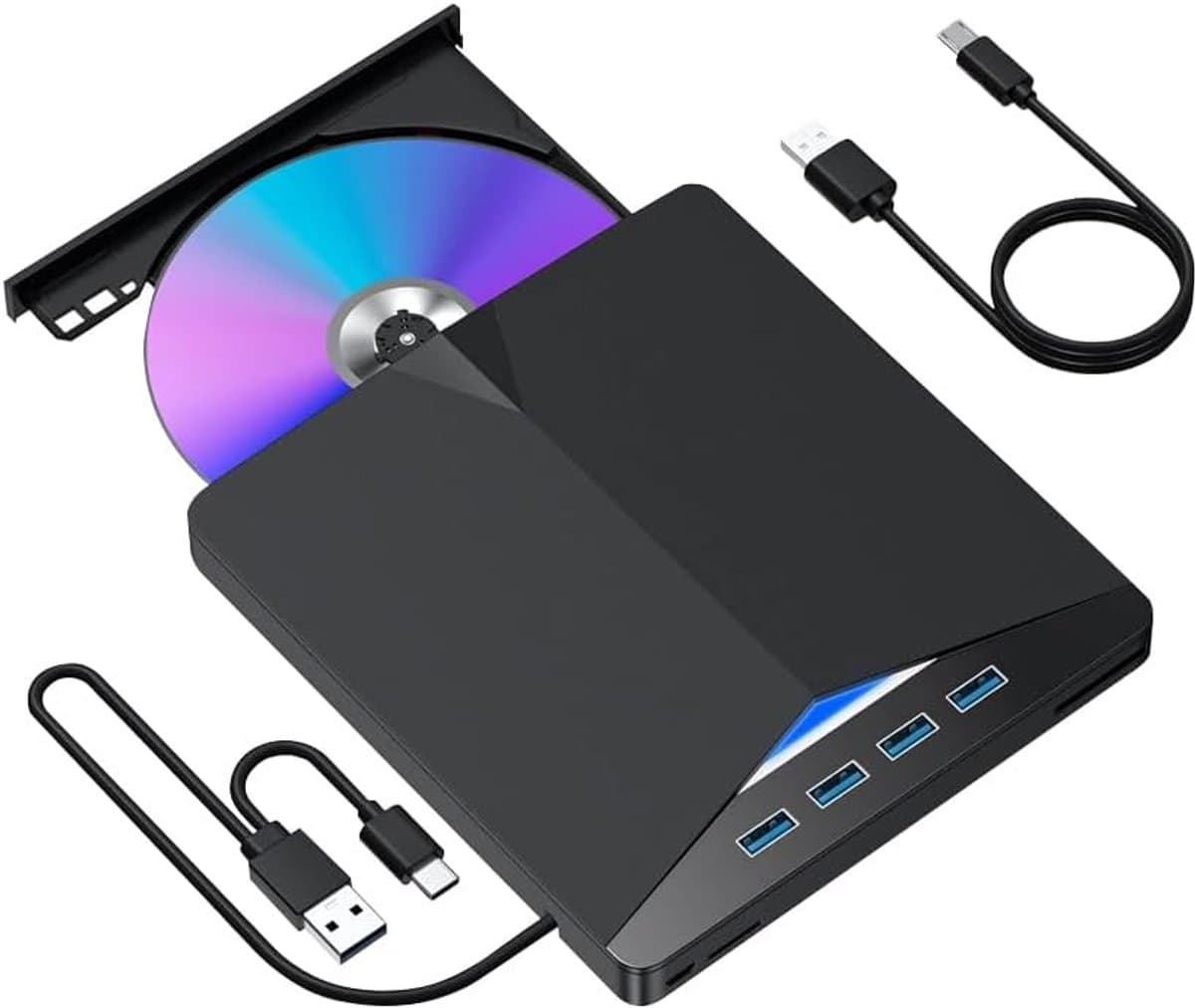 7-in-1 USB 3.0 Externe Optische Drive - Mobiele DVD Branders - Desktop Computer Notebook Accessoires