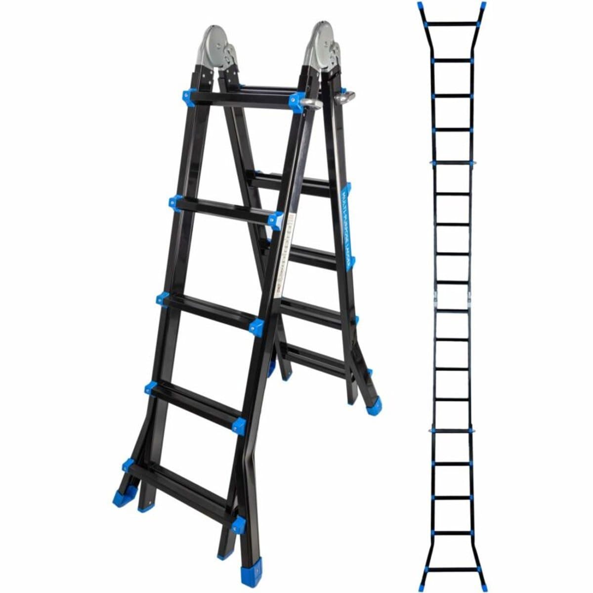 MARK TOOLS PRO - Multiladder Uitschuifbare Vouwladder 4x4 - 3,40 meter