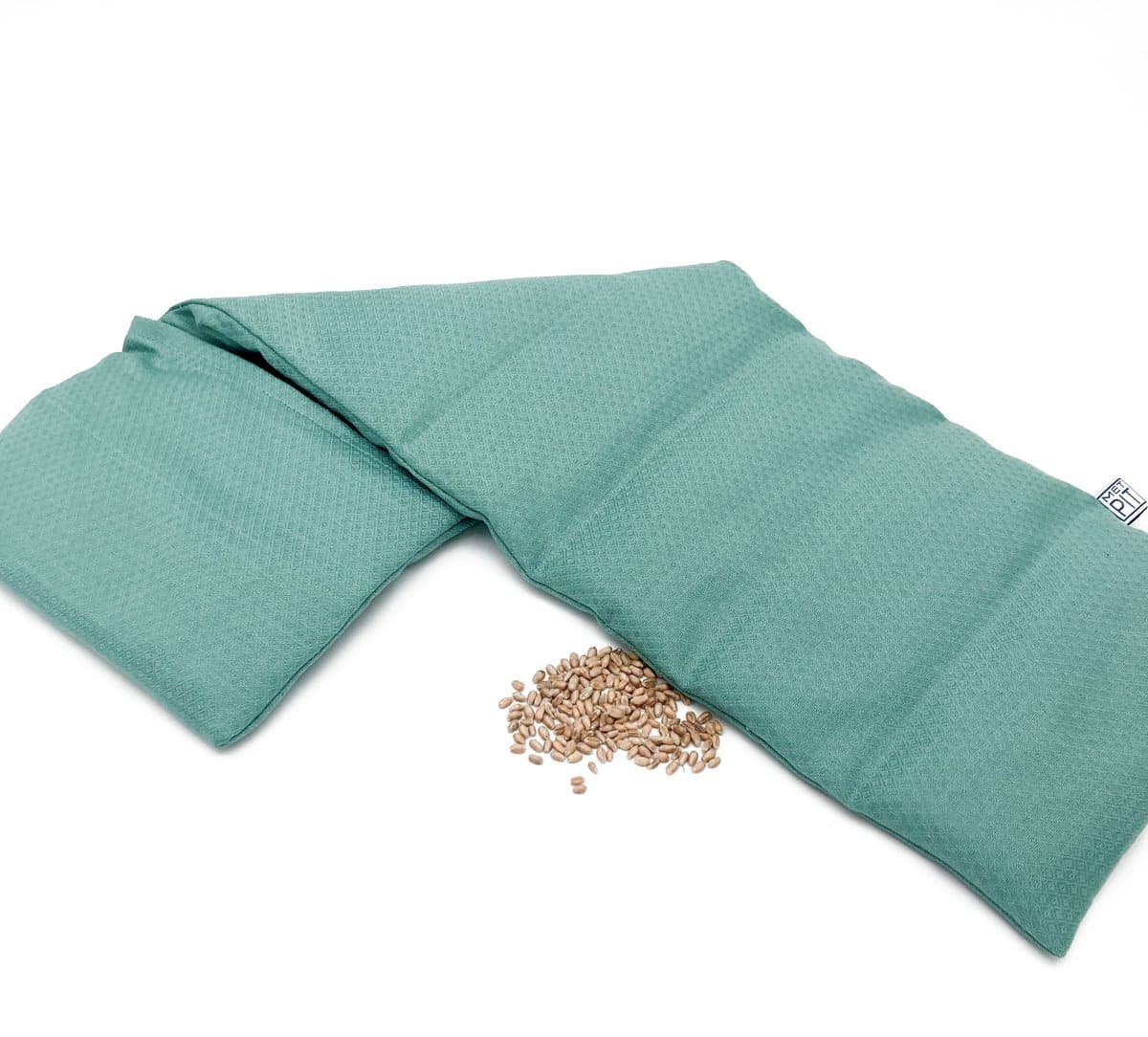 Pittenzak XL Met Pit ✾ Nek èn lichaam - Wasbare hoes - Warmtekussen made in NL/BE - Vriezer èn Magnetron/Micro - Pittenkussen met tarwe – Donkerblauw