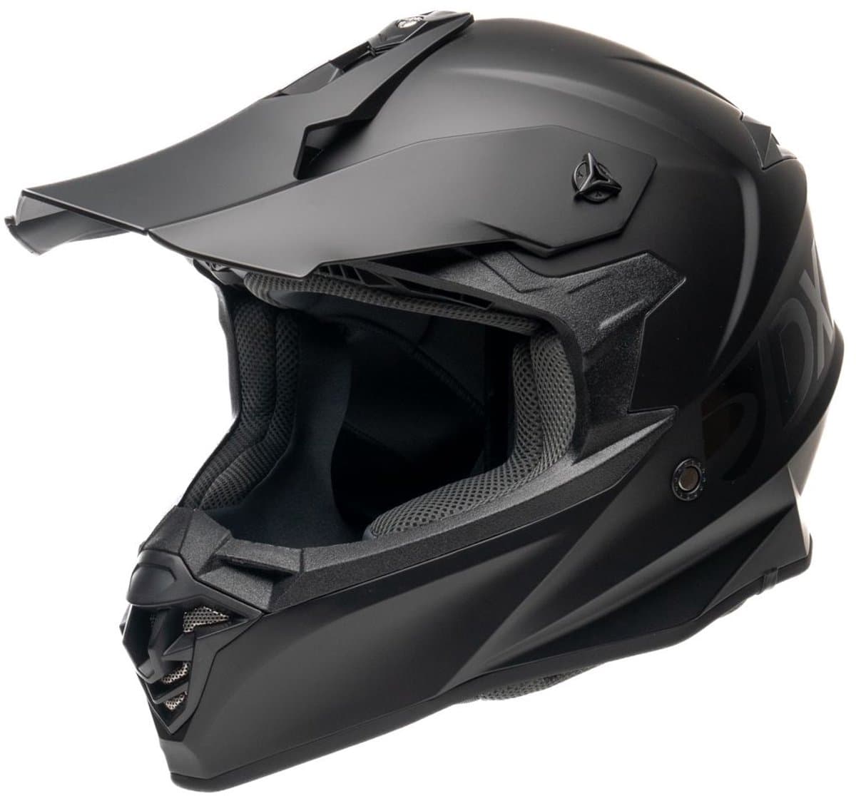 MOTOBLOUZ ARGESS Crosshelm - ECE 22.06 Goedgekeurd - Helm voor Motor, Scooter, Brommer - Motor Crosshelm - Zwart - M