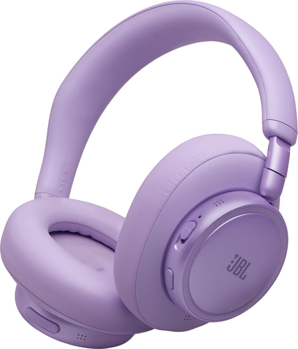 JBL Live 780NC - Draadloze Noise Cancelling Koptelefoon - Bluetooth Over-Ear - 80 uur batterij - Hi-Res Audio - Multipoint - JBL Signature Sound - Paars
