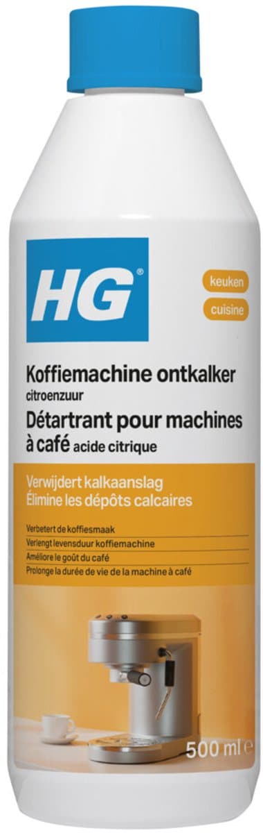 HG koffiemachine ontkalker citroenzuur 500ml