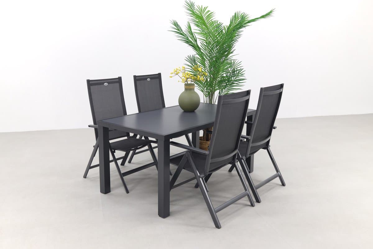 Hartman Napoli/Alma 160 cm. tuinset - 5-delig verstelbaar