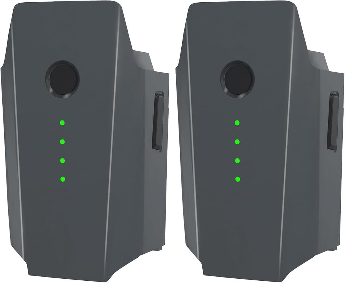 2 stuks Mavic Pro accu, 11,4 V 3830 mAh Intelligent Flight reserveaccu voor DJI Mavic Pro Platinum, Alpine, White Drone (niet geschikt voor Mavic 2)