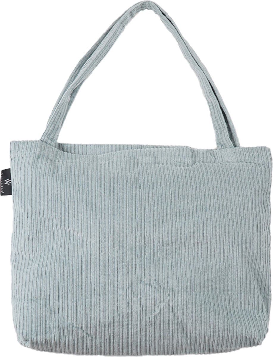 Wallabag - Tote Bag - Luiertas - Shopper - Mom Bag Corduroy Green