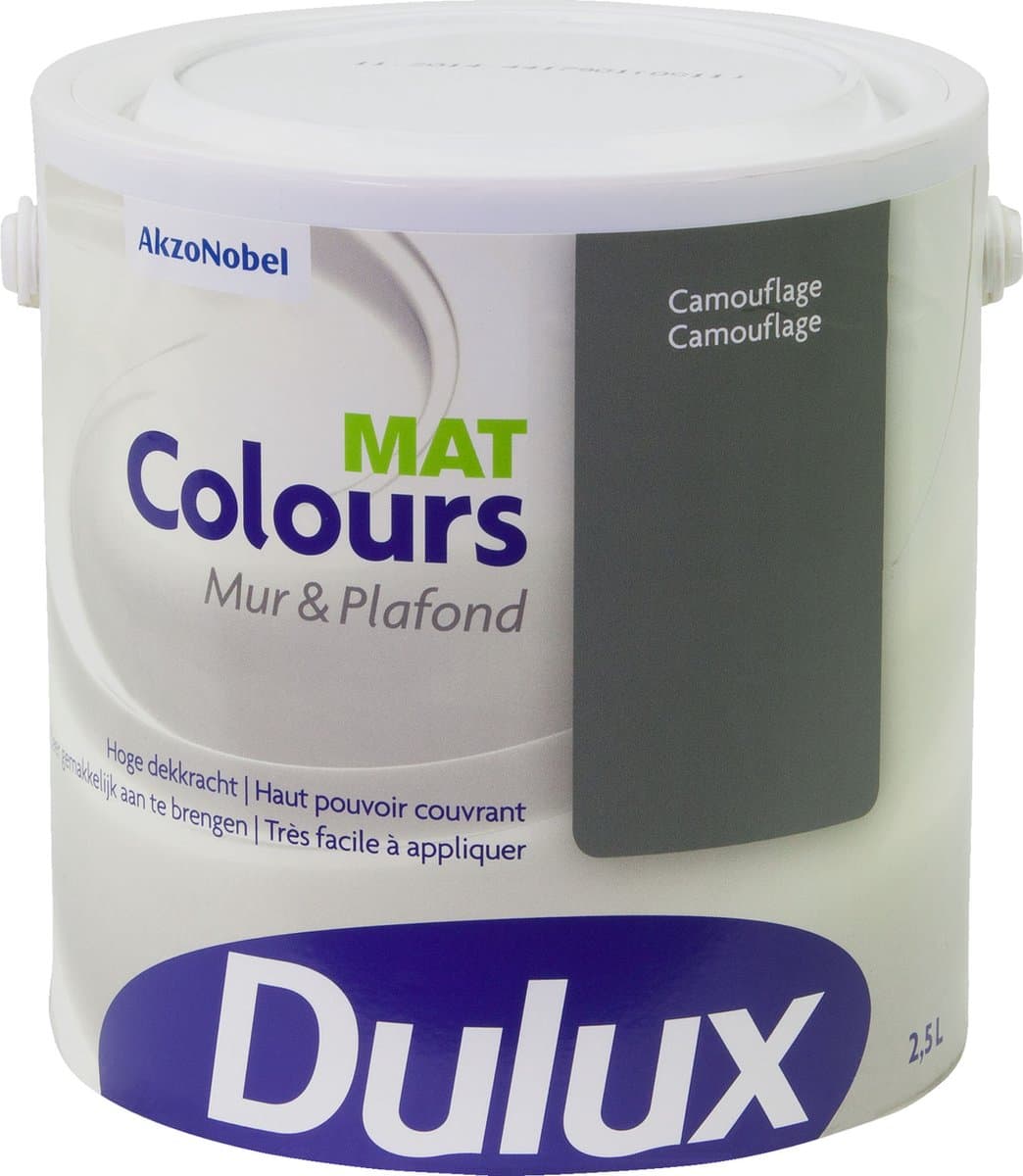Dulux Colours Mur & Plafond Mat - Camouflage - 2,5 L