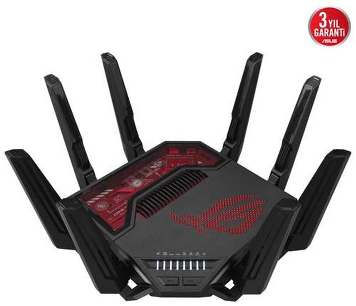 ASUS ROG Rapture GT-BE19000 - Gaming Router - WiFi Versterker - Tri-Band - 2.5 Gbps port - 19000 Mbps