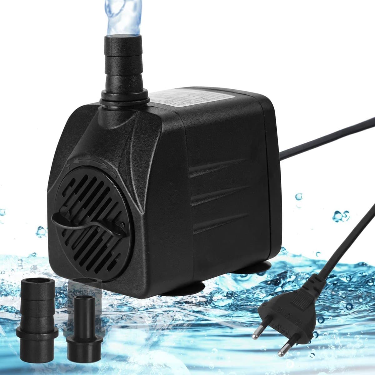 Vijverpomp op zonne-energie solar powered water pump 50 W solar powered water pump waterpomp op zonne-energie, geluidsarm paneel, fontein voor thuis, tuin, Pumps