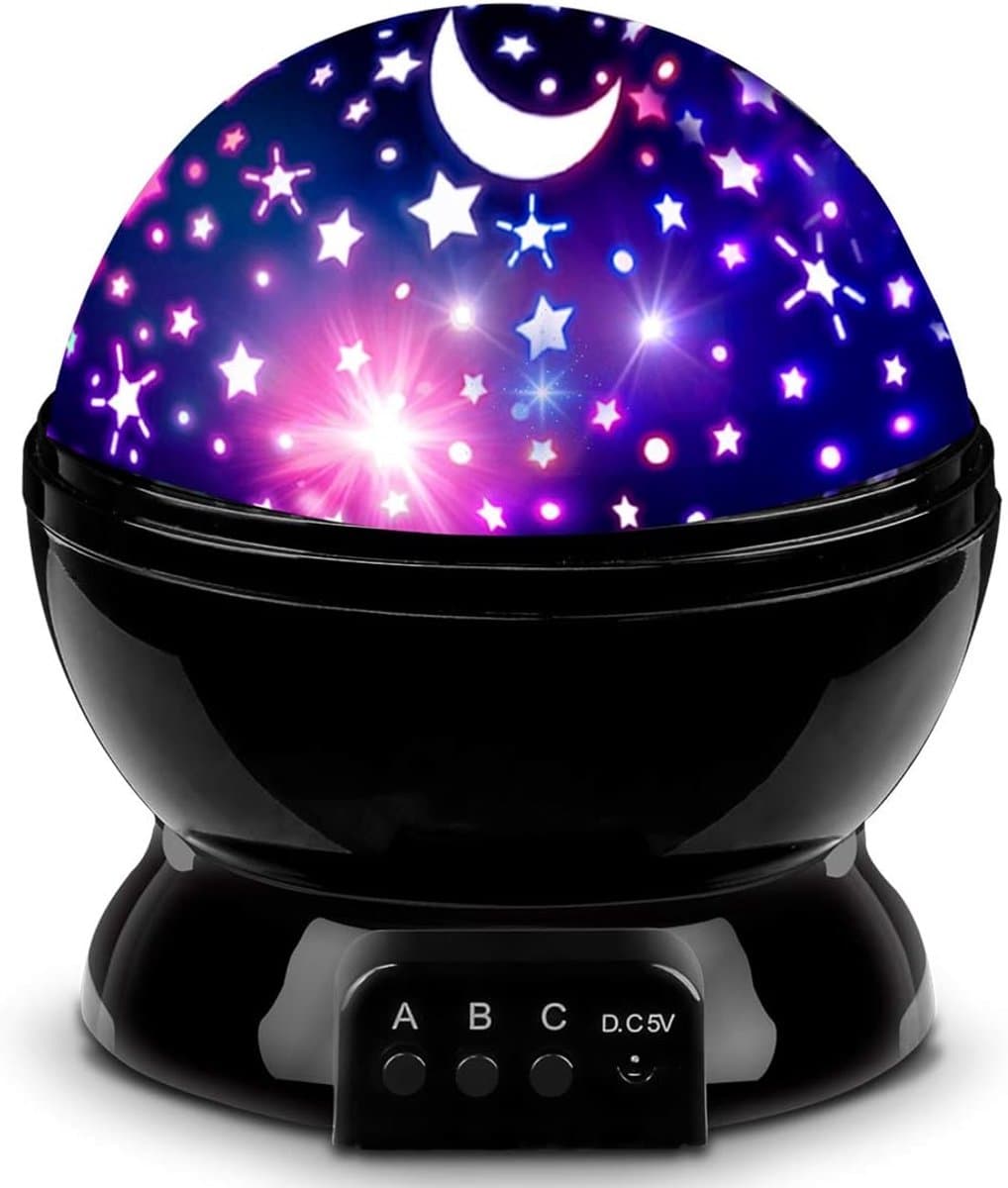 Star Projector Nachtverlichting voor Kinderen, Verjaardagscadeaus voor 1-4-6-14 Jaar Oude Meisje Jongen Kinderslaapkamer, Glow in The Dark Sterren Maan voor Kind Vredig Slapen