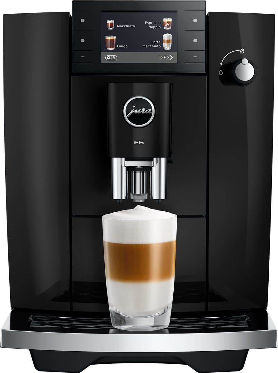 JURA - E6 Piano Black (ED) - Volautomatische espressomachine