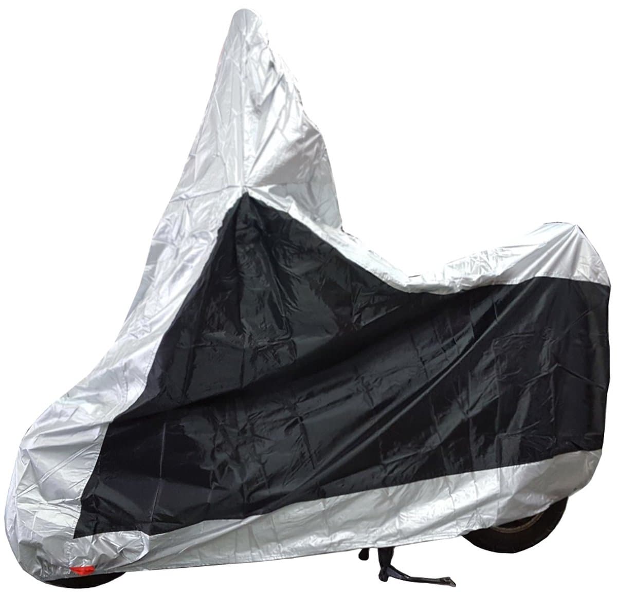 Maxxcovers - Scooterhoes met Windscherm Waterdicht - Universele Hoes voor Buiten - Ook voor Vespa Sprint Scooter - Maat M - Zwart