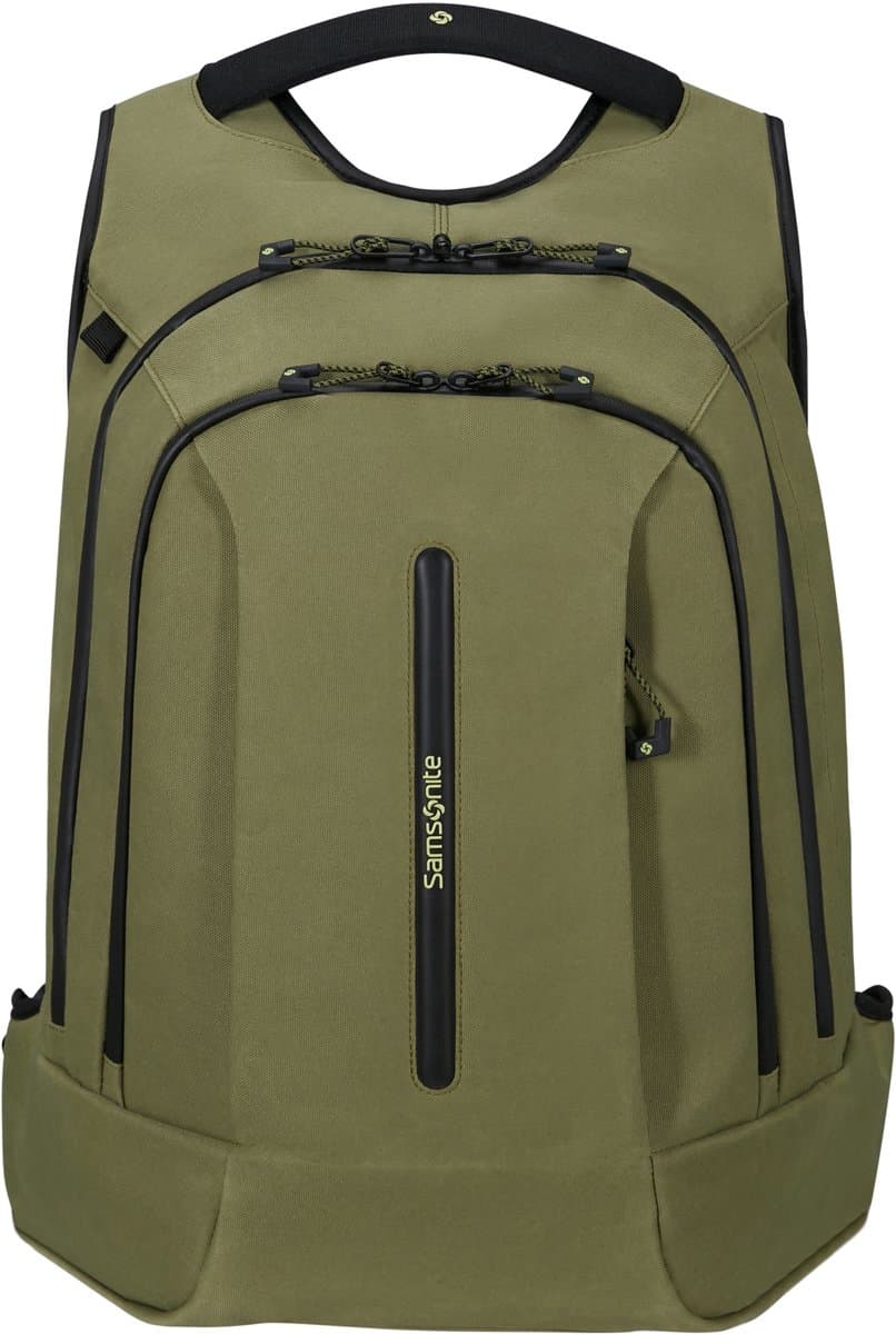 Samsonite Rugzak - Ecodiver laptop Backpack L LTd water resistent canvas - 26 l groen