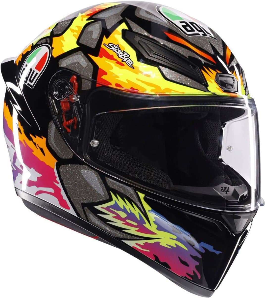 AGV K-1 S Bezzecchi 2023 Integraalhelm - Maat S - Helm