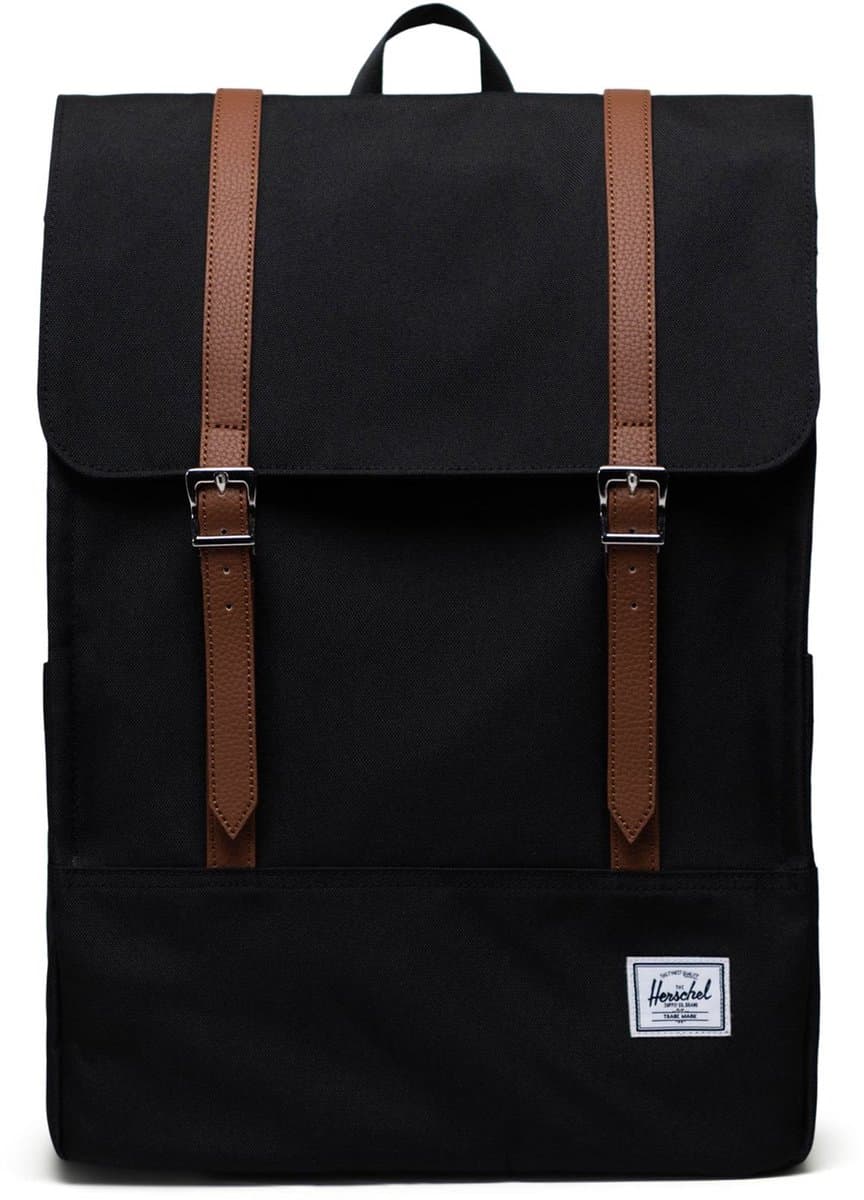 Herschel vrije tijd rugzak rugzak met laptopvak Survey Backpack 20 L Black zwart