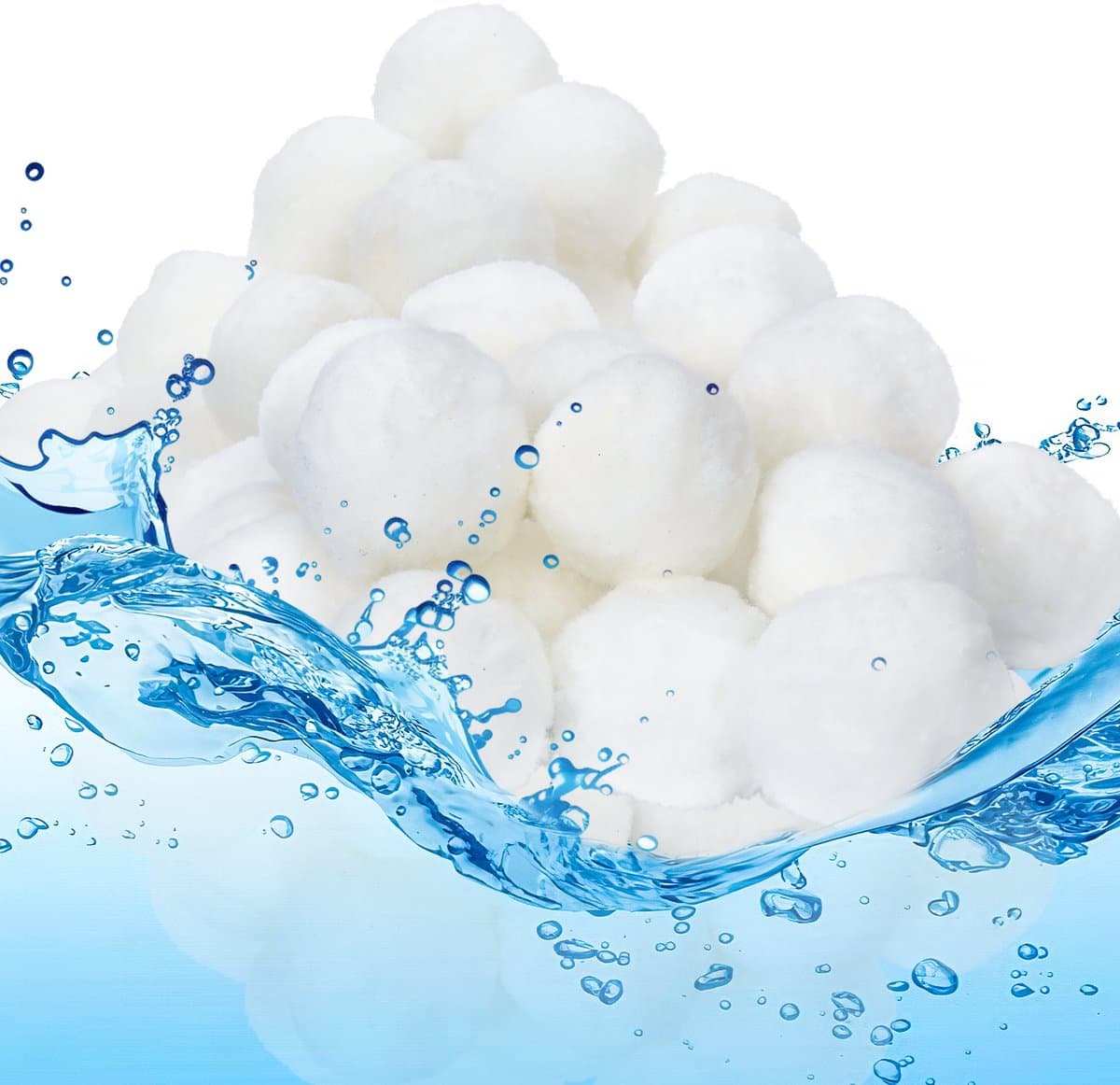 Filterballen 700g Wit voor Zandfilter, Geschikt voor Pompfilter Zwembad