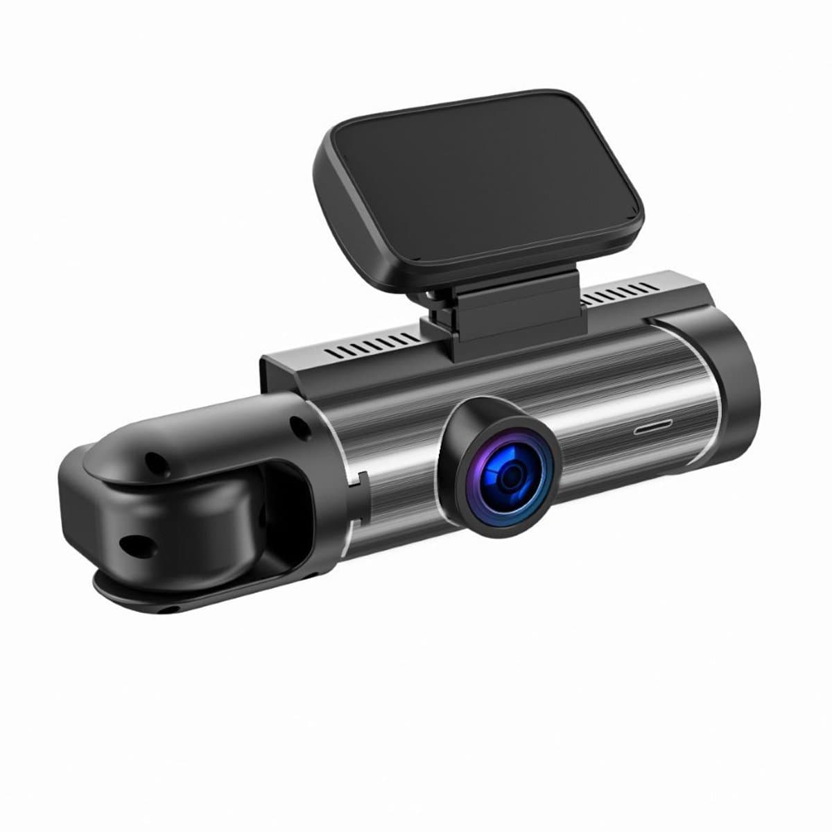 Dashcam voor en binnen dubbele camera, 1080P DVR Dashcam-rijrecorder met 3,16 inch IPS-scherm, 170° groothoekondersteuning, helder nachtzicht, botsingsvergrendeling en lusopname