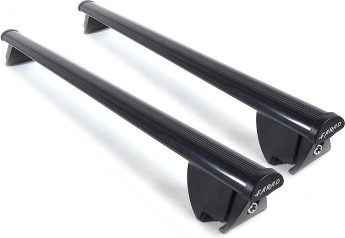 Dakdragers geschikt voor Hyundai Tucson vanaf 2021 gesloten dakrailing - Staal breed - 75kg Laadvermogen - Merk Farad