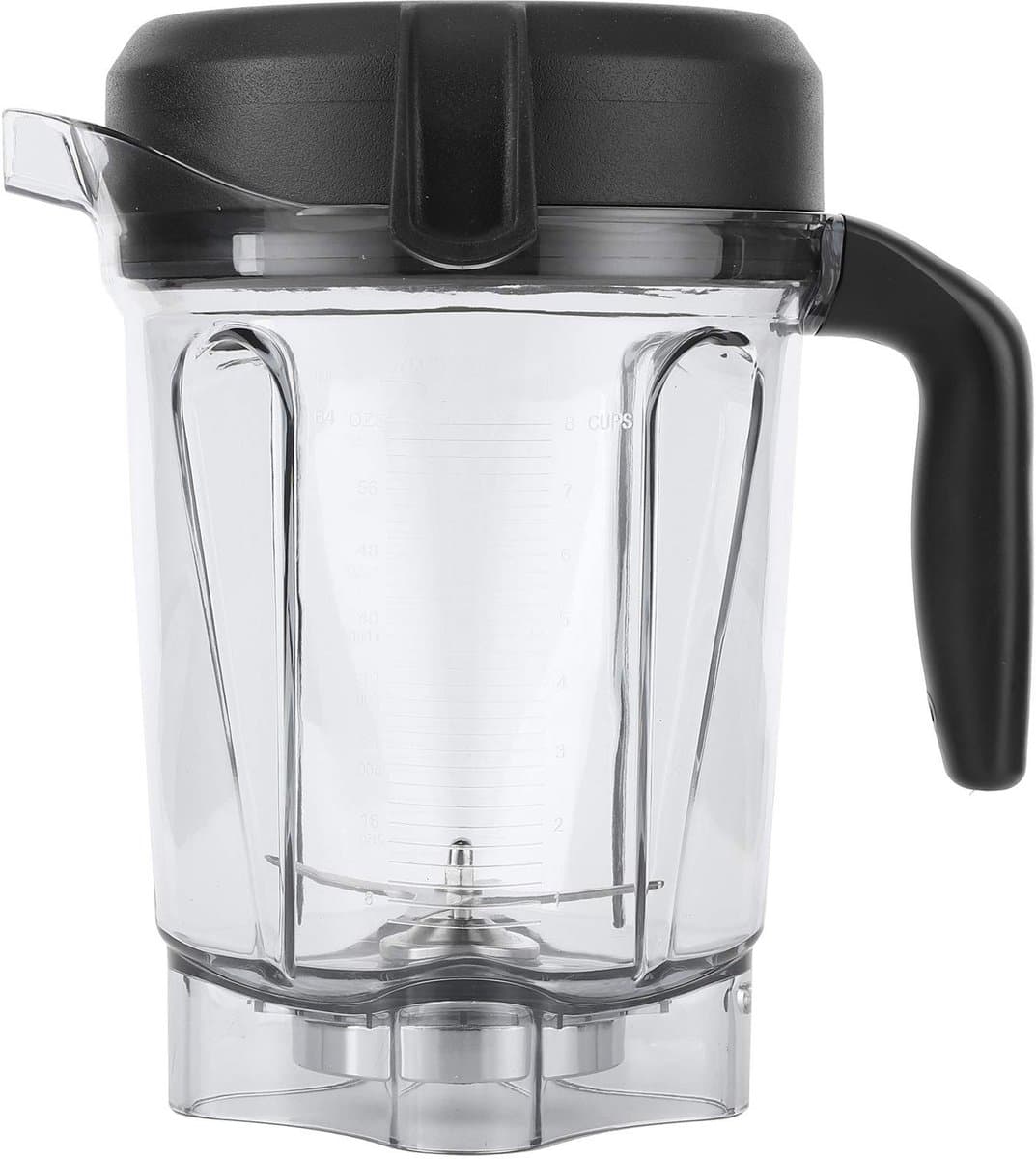 Dailygoods- Blendercontainer 64oz - Lichtgewicht - Duurzaam - Antislip handgreep - Compatibel met Vitamix 5300/G-serie - BPA-vrij materiaal - Blenderkan
