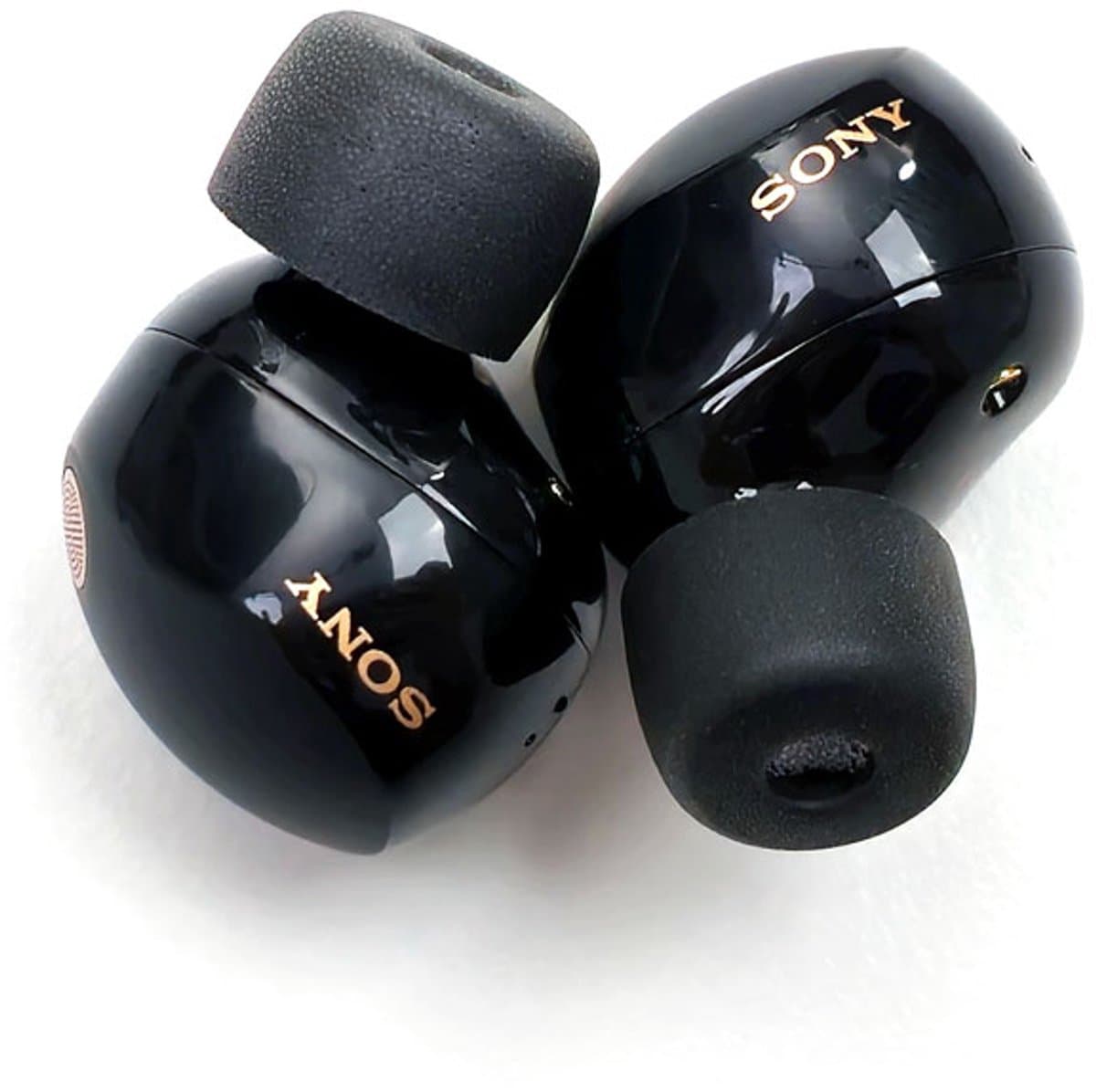 Foam eartips geschikt voor Sony WF-1000XM5 - 6× Medium - memory foam opzet oortjes - foamigo®