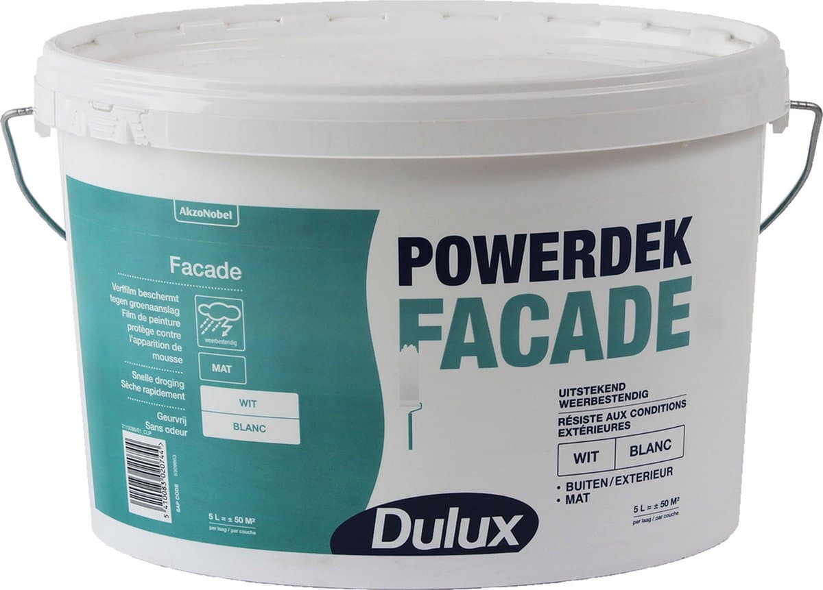 Dulux powerdek - verf - facade - 5L