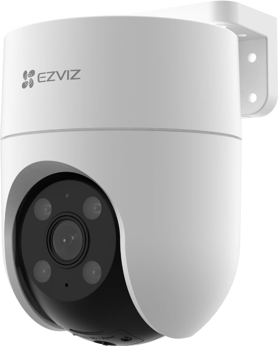 EZVIZ H8c Pro 4K – WiFi Beveiligingscamera Buiten – Pan & Tilt Camera – 360° Zicht, AI Persoons- & Voertuigdetectie, Kleuren Nachtzicht & Sirene – Wit