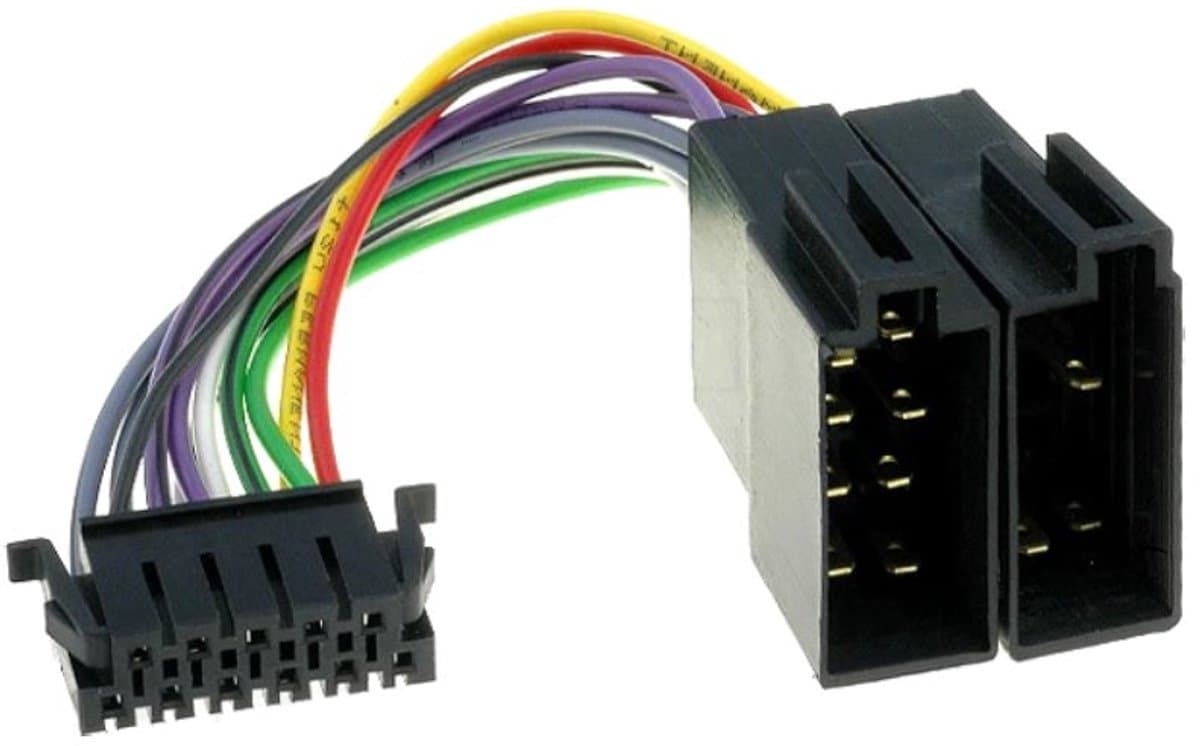 ISO kabel voor JVC autoradio - KD GT 5 R, GT 7 en KS RT 75 R - 11-pins - 0,15 meter