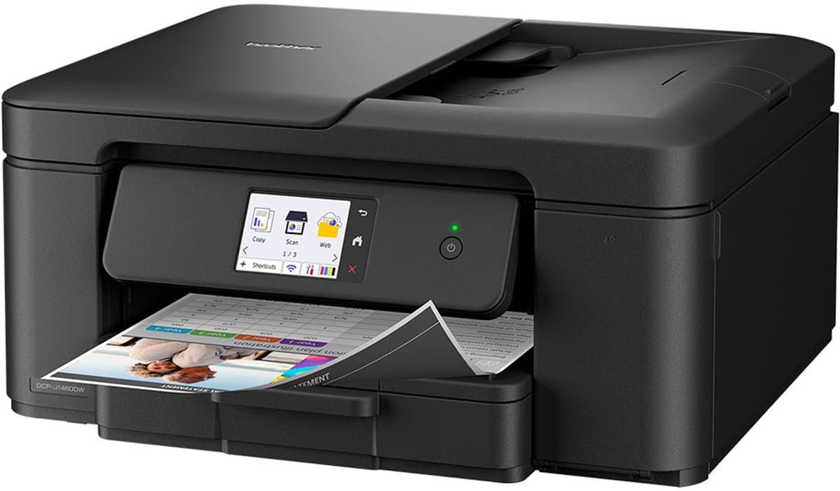 Brother DCP-J1460DW - Multifunctionele Inkjetprinter - A4 - 1200 x 6000 DPI - 16 ppm - Wifi - Zwart