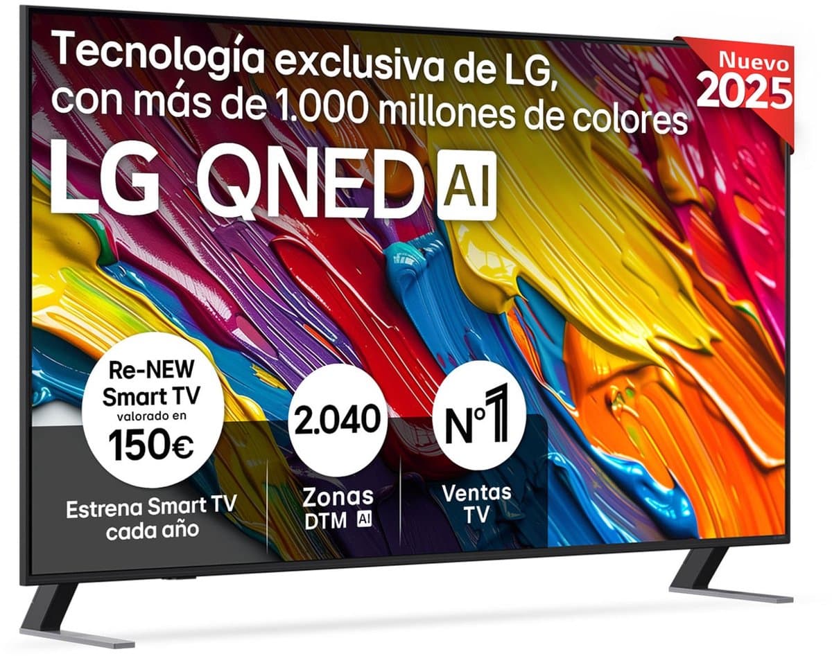 LG QNED AI 65QNED84A6C 165,1 cm (65") 4K Ultra HD Smart TV Wifi Zwart