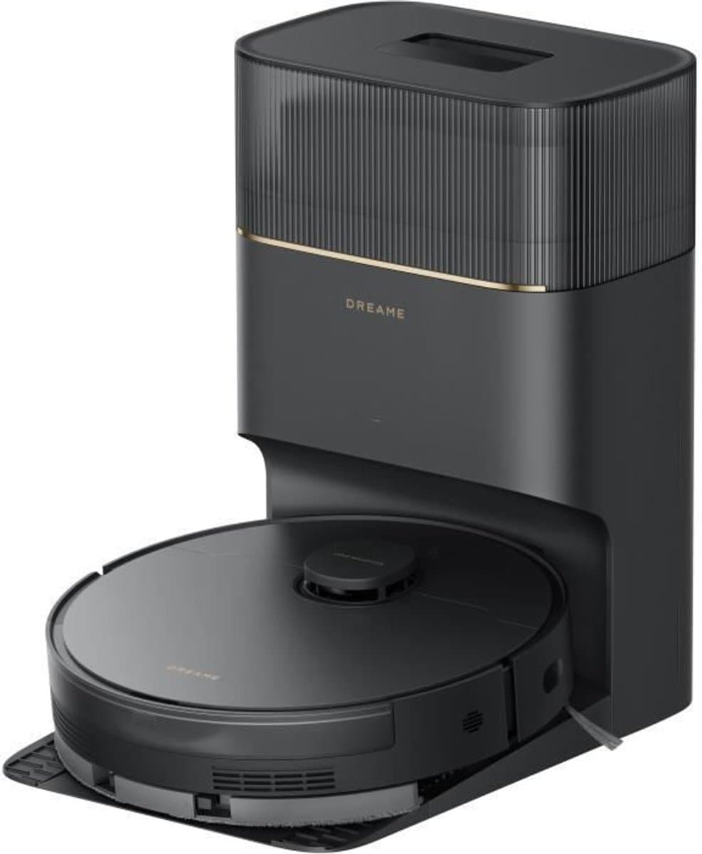 Dreame D20 Pro Plus - Robotstofzuiger met Dweil en Automatisch Leegstation - 13.000 Pa Zuigkracht - Anti-haarverstrikkingstechnologie - Zwart
