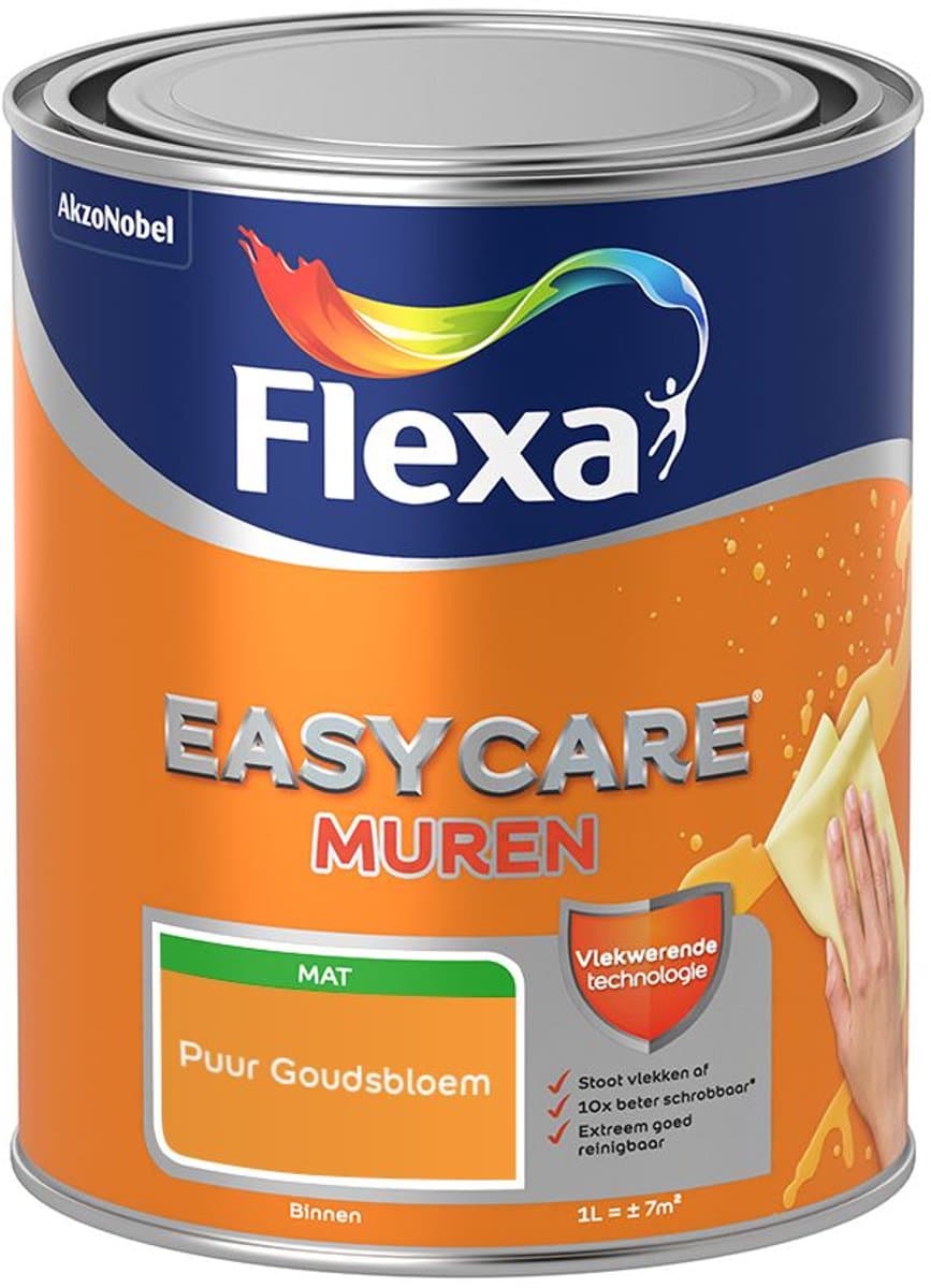 Flexa - Easycare Muren - Puur Goudsbloem - Mengverf - 1 L
