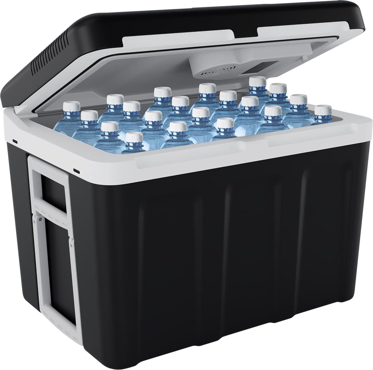 Auronic Koelbox Elektrisch 12V en 230 volt - 40L - Auto - Camping Koelkast - Koelen en Verwarmen - Frigobox - Zwart