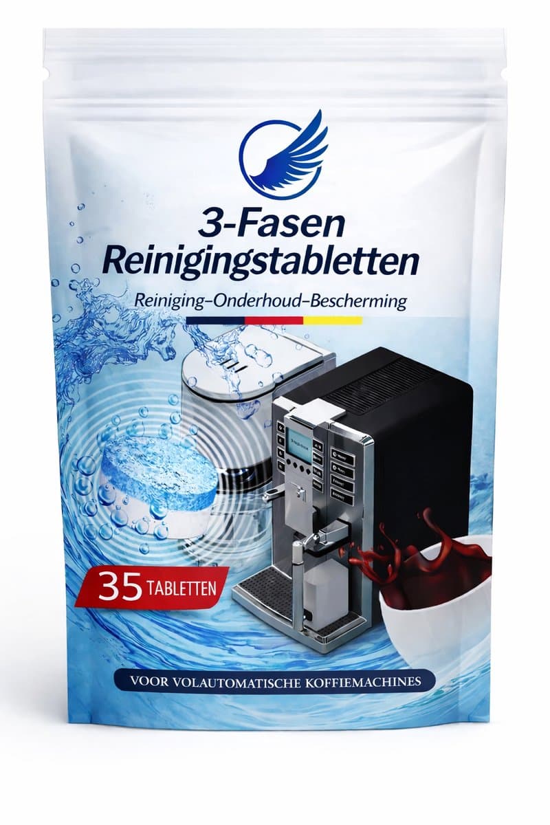 35 Reinigings tabletten Koffiemachine – Extra Krachtig - 3.5g 3 Fasen - voor Espresso & Volautomatische Koffiemachines – Geschikt voor Siemens, Jura, Bosch, Nespresso, Philips, Krups